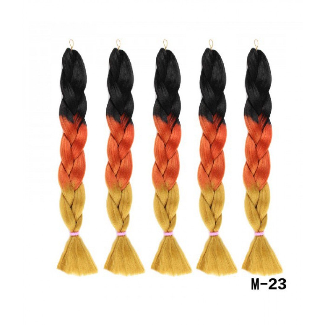 24 Inches 5 Packs Xpression Colorful Braiding Hair Jumbo Box Braids Kanekalon extensions